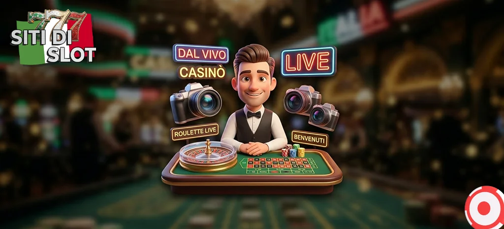 Giochi di slot con dealer dal vivo e casinò live in Italia.
